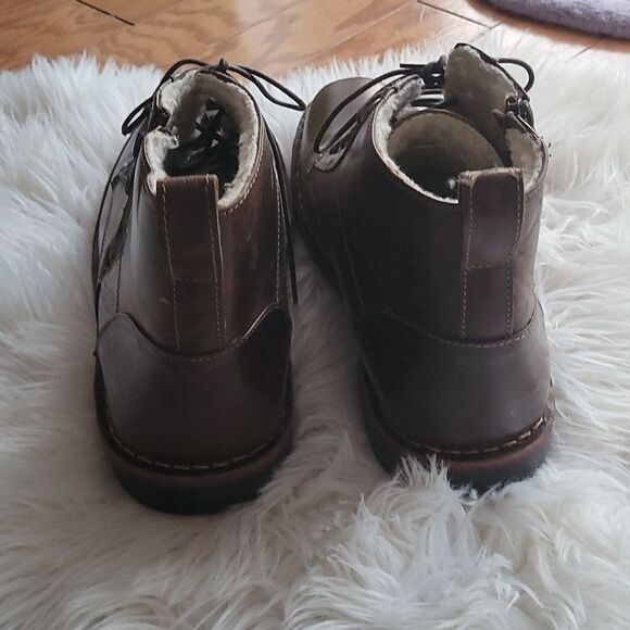 Mens Steve Madden Boots size 12 Harrison Dark Brown - Picture 3 of 6